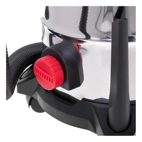 Cr7045 Aspirapolvere Industriale Professionale Solidi-liquidi, Funzione Soffiante 25l 3400w Rosso / Acciaio Inossidabile - Foto 22