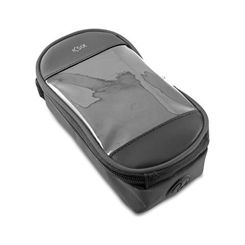 BXBIBAG02-Custodia Trasparente per Smartphone Fino a 5,5 cm, Colore: Nero - Foto 1
