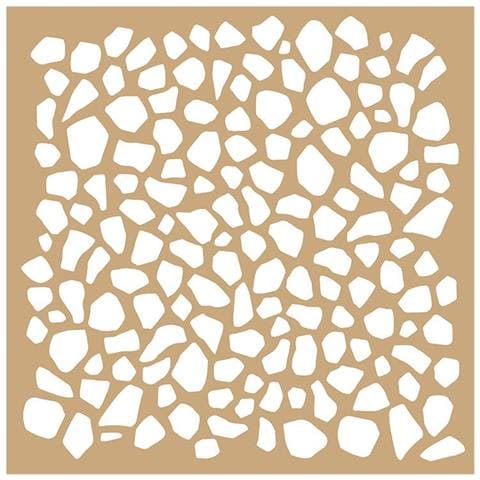 2 Stencil Kraft Terrazzo 20 X 20 Cm - Foto 1