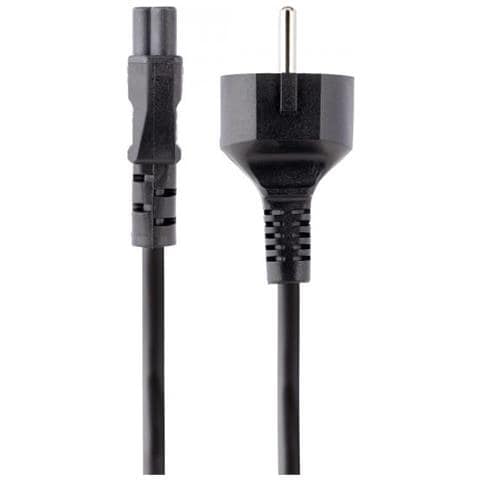 Cavo di Alimentazione CA da 3m, da Spina Schuko a C5 2.5A-250V, 18AWG, Cavo Elettrico di Ricambio per Alimentatori di Notebook, Monitor e Stampanti, Cavo di Alimentazione a Trifoglio - Foto 2