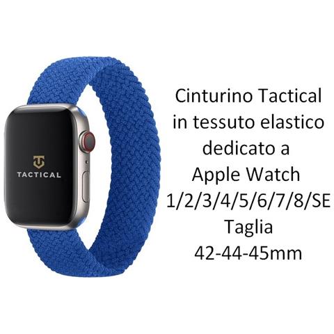 Cinturino Xl 785 Originale Braided String Per Apple Watch 1-2-3-4-5-6-7-se 42 44 45mm Blu - Foto 2