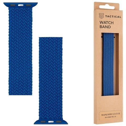 Cinturino Xl 785 Originale Braided String Per Apple Watch 1-2-3-4-5-6-7-se 42 44 45mm Blu - Foto 1