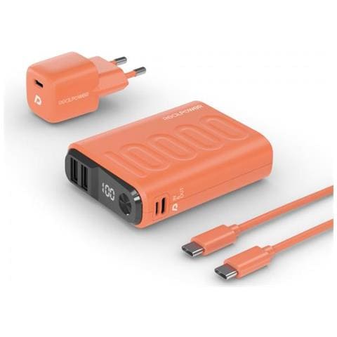 Pb-10000 Polimeri Di Litio (lipo) 10000 Mah Arancione - Foto 1