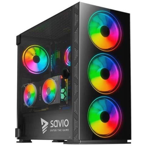 Case Prime X1 Midi Tower Micro-ATX / Mini-ITX Colore Nero. - Foto 7