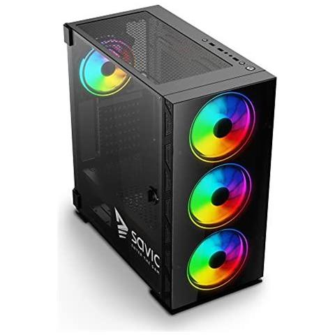 Case Prime X1 Midi Tower Micro-ATX / Mini-ITX Colore Nero. - Foto 2