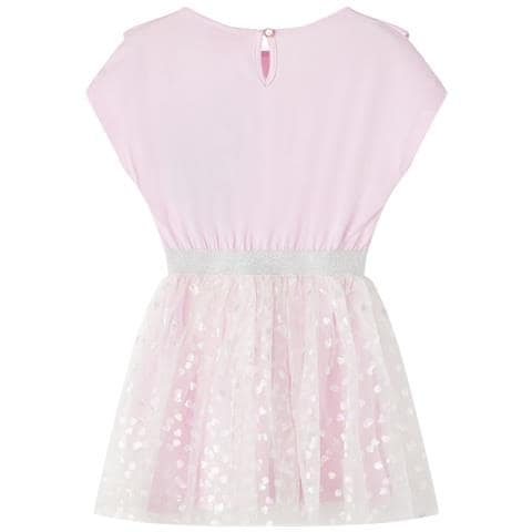 Abito Da Bambina Con Volant Rosa Chiaro 140 - Foto 2