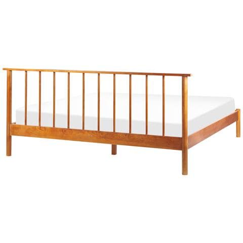 Letto Legno Di Pino Barret 180 X 200 Cm Marrone - Foto 2