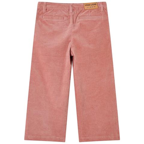 Pantaloni Per Bambini In Velluto A Coste Rosa Antico 140 - Foto 2