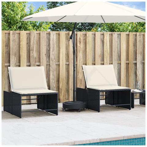 Base per Ombrellone con Ruote per Pali Ø38/48 mm 27 kg Rotonda - Foto 3