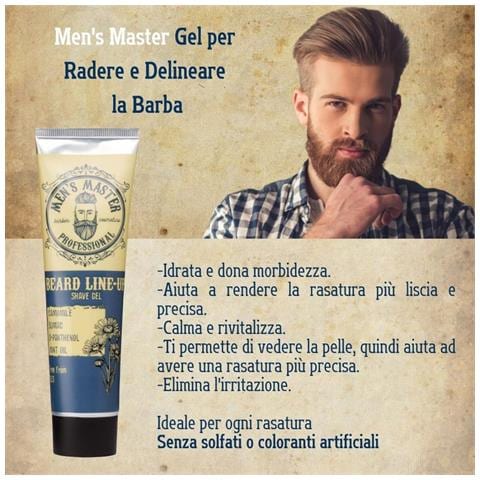 Gel Da Rasatura Per La Rifinitura Della Barba ""men's Master"" 100ml - Foto 2
