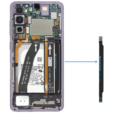 Connettore Frc Scheda Madre Schermo S21 Fe Originale, Nero - Foto 2