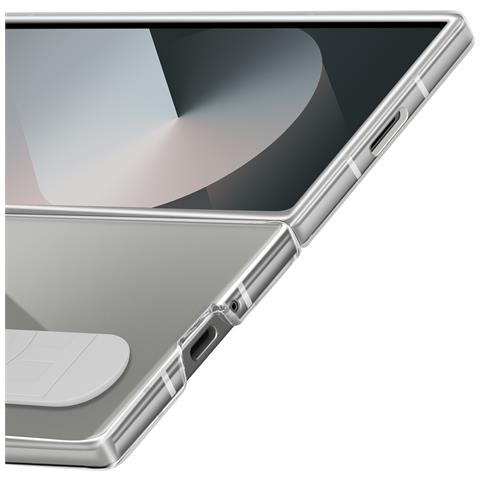 Cover Originale Grip Case Per Samsung Galaxy Z Fold6 Con Impugnatura, Trasparente - Foto 2