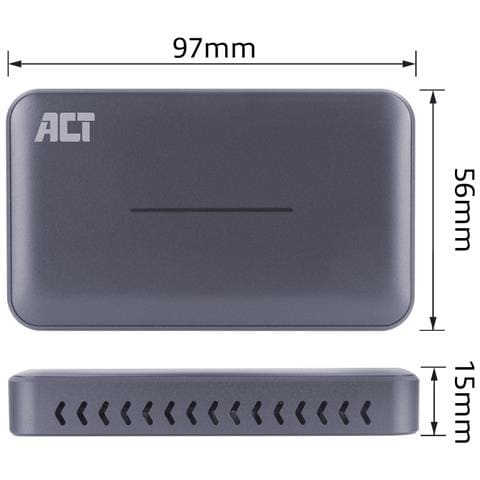 ACT AC7600, Nero, HDMI, 3840 x 2160 Pixel, 1 m, 60 Hz, 1080p - Foto 4