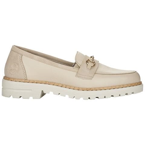 Offwhite Casual Closed Shoes Scarpe Basse Pelle Scarpe Donna Beige Eu 40, 54862-80 - Foto 1