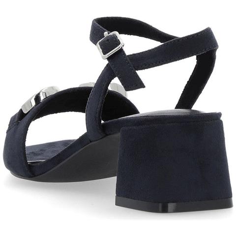 Blue Elegant Open Sandals Sandali Tessile Scarpe Donna Blu Eu 37, D1l50-14 - Foto 3