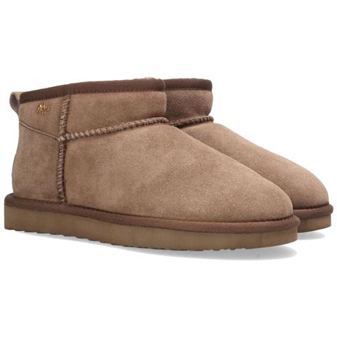 Kimo Wm Booties Stivaletti Pelle Scamosciata /nabuk Scarpe Donna Marrone Eu 38, Mich2000243w 2000 - Foto 1