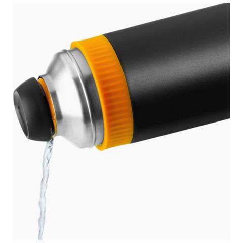 Termus per Liquidi A198105 da 0.8 Litri in Acciaio Inox Colore Nero / Arancione - Foto 2