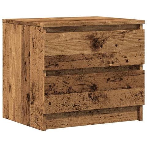 Comodino Legno Antico 50x40x43.5 Cm In Legno Multistrato - Foto 2