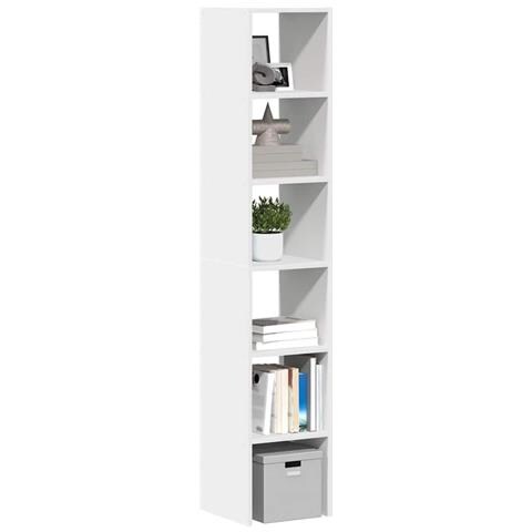 Librerie 2 Pz Impilabili Bianchi 30x30x80 Cm Legno Multistrato - Foto 1