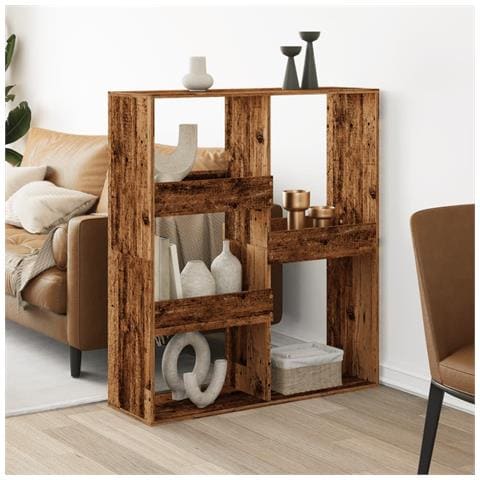 Divisorio Legno Antico 100x33x115 Cm In Truciolato - Foto 1