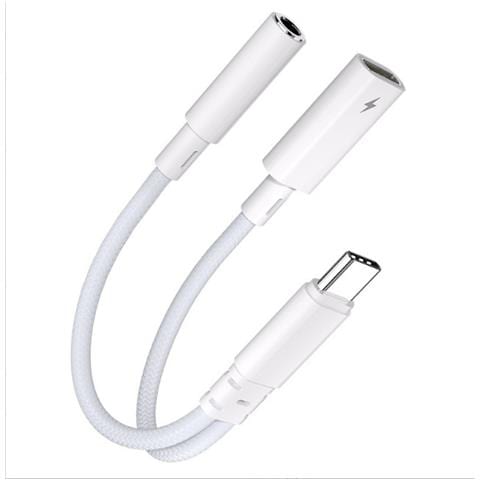 Adattatore Audio Da Usb-c A 3,5 Mm Ac06 p15 Con Ricarica Pd - Foto 1
