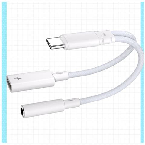 Adattatore Audio Da Usb-c A 3,5 Mm Ac06 p15 Con Ricarica Pd - Foto 2