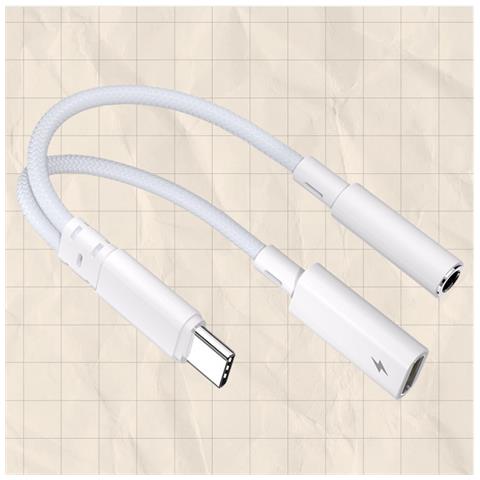 Adattatore Audio Da Usb-c A 3,5 Mm Ac06 p15 Con Ricarica Pd - Foto 8