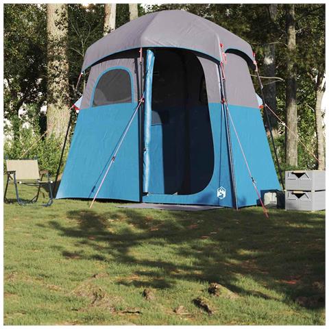 Tenda da Doccia per 2 Persone Blu Impermeabile - Foto 2