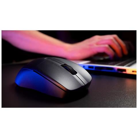 Mouse da gioco RGB wireless Pure Air ergonomico e ultraleggero, con sensore ottico a 26K DPI, dotato di batteria da 125 ore, sistema wireless doppio, switch ottici TITAN, Bluetooth e illuminazione RGB. Guscio semitrasparente Nero - Foto 11