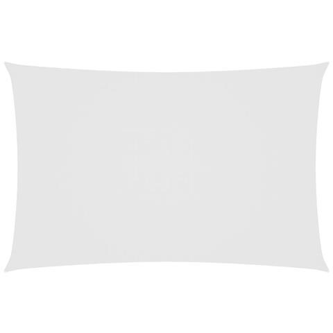 Parasole A Vela In Tessuto Oxford Rettangolare 5x8 M Bianco - Foto 1