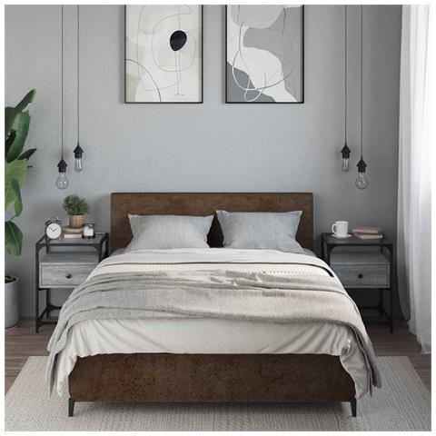 Lusso Casadino - Comodini 2pz Grigio Sonoma 40x40x55 Cm In Legno Multistrato - Foto 8