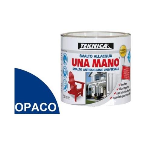 Unamano Smalto All'acqua 125ml Blu Opaco - Foto 1