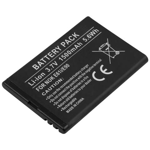 Batteria Bp-4l 3,7v 1200mah Li-ion Compatibile Con Nokia E61i E90 Durata Della Batteria Estesa - Foto 1