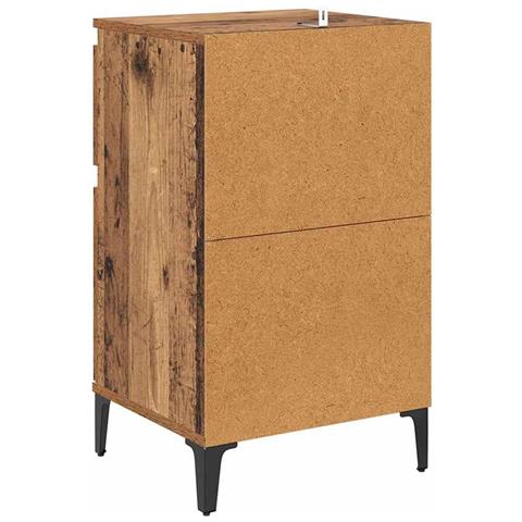 Armadio da Notte 2 pcs Legno vecchio 40 x 35 x 70 cm - Foto 9