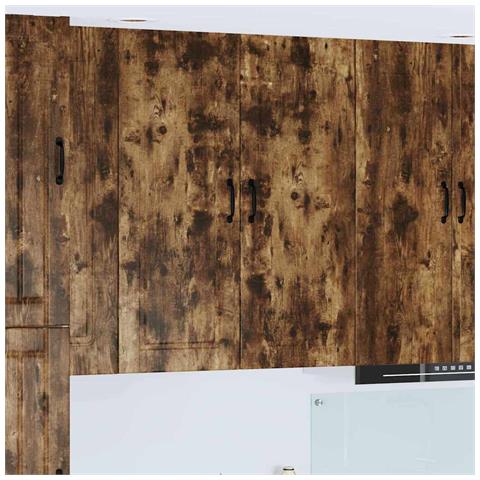 Pensile cucina Rovere fumé 40 x 31 x 100 cm Legno multistrato - Foto 2