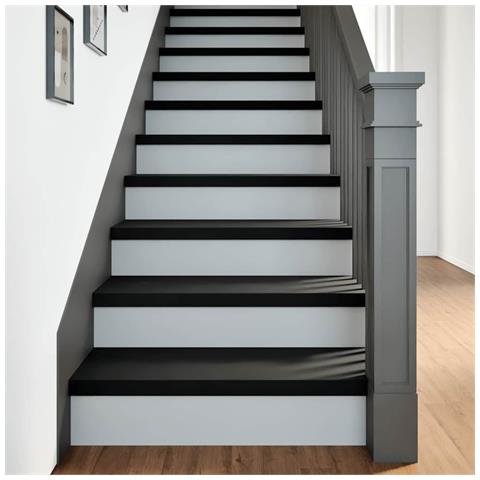 Gradini 8 pz Marrone Scuro 80x30x2 cm Legno Massello Rovere - Foto 2