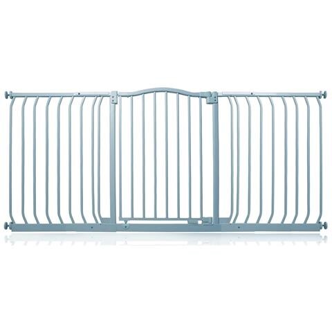 Safetots Cancelletto Di Sicurezza Con Parte Superiore Incurvata, 161cm - 170cm, Grigio Opaco - Foto 1