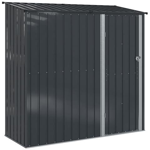 Casette da giardino Antracite 203 x 85,5 x 200 cm Metallo - Foto 1