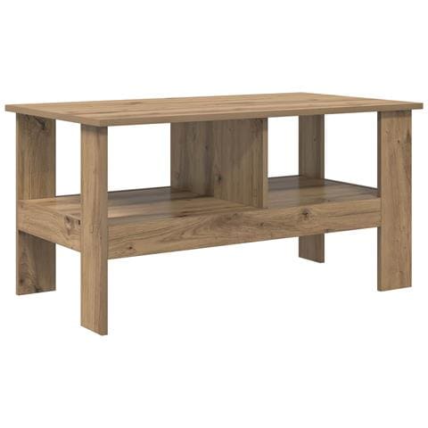 Tavolino da salotto Rovere artigianale 90 x 50 x 45 cm - Foto 1