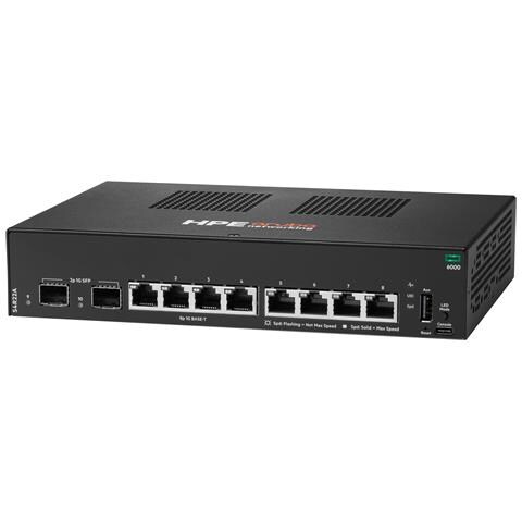 Aruba Networking CX 6000 8p 10M / 100M / 1G 2p SFP 1G Switch - Foto 2