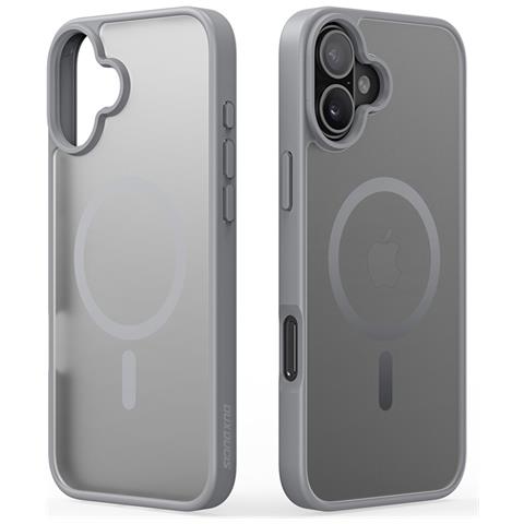 Cover per iPhone 17 - TPU+PC, Grigio, MagSafe - Foto 4
