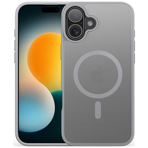 Cover per iPhone 17 - TPU+PC, Grigio, MagSafe - Foto 1