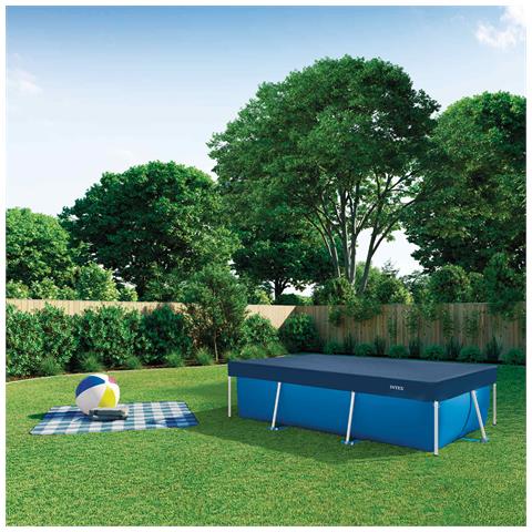Copertura per piscina 300 x 200 cm Rettangolare PVC e PET - Foto 2