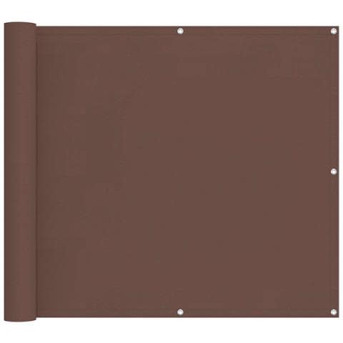 Schermo da balcone Marrone 90 x 200 cm Tessuto Oxford - Foto 1