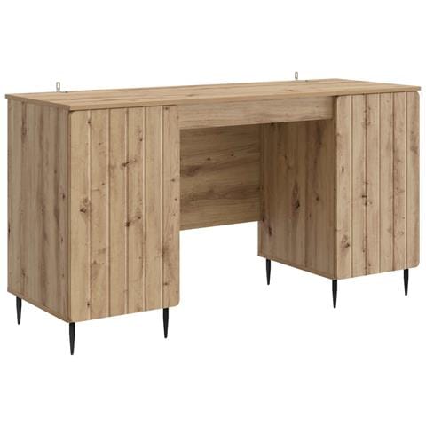 Scrivania con lo scaffale Rovere Artigianale 142,5 x 50 x 75 cm - Foto 1