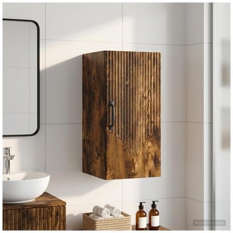 Armadio da bagno a muro HOORN Rovere Fumo 30 x 31 x 59 cm - Foto 2