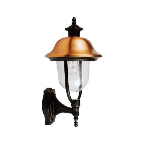 Lanterna per esterno in alluminio con copertura ramata pz 4 per terrazzino - Foto 2