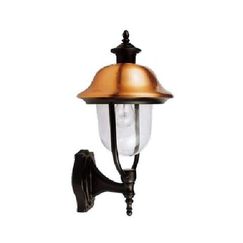 Lanterna per esterno in alluminio con copertura ramata pz 4 per terrazzino - Foto 1