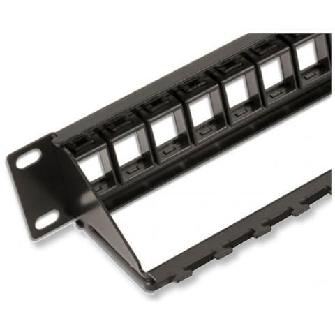I-KS PP-24 DLX - Pannello Patch Modulare 24 Porte 1U Nero - Foto 2