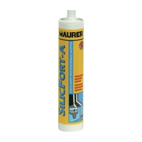 Sigillante Silicone Acetico Mod. Silicfort-A Maurer colore Trasparente 280 ml - Foto 2